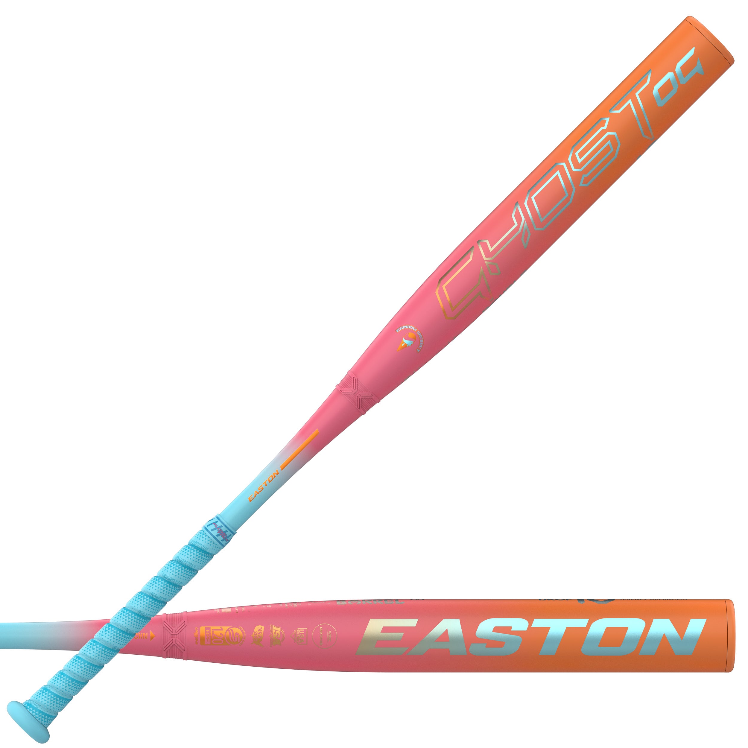 Easton 2026 Ghost OG Rainbow Sherbet 2-Piece Composite -10 Fastpitch Bat