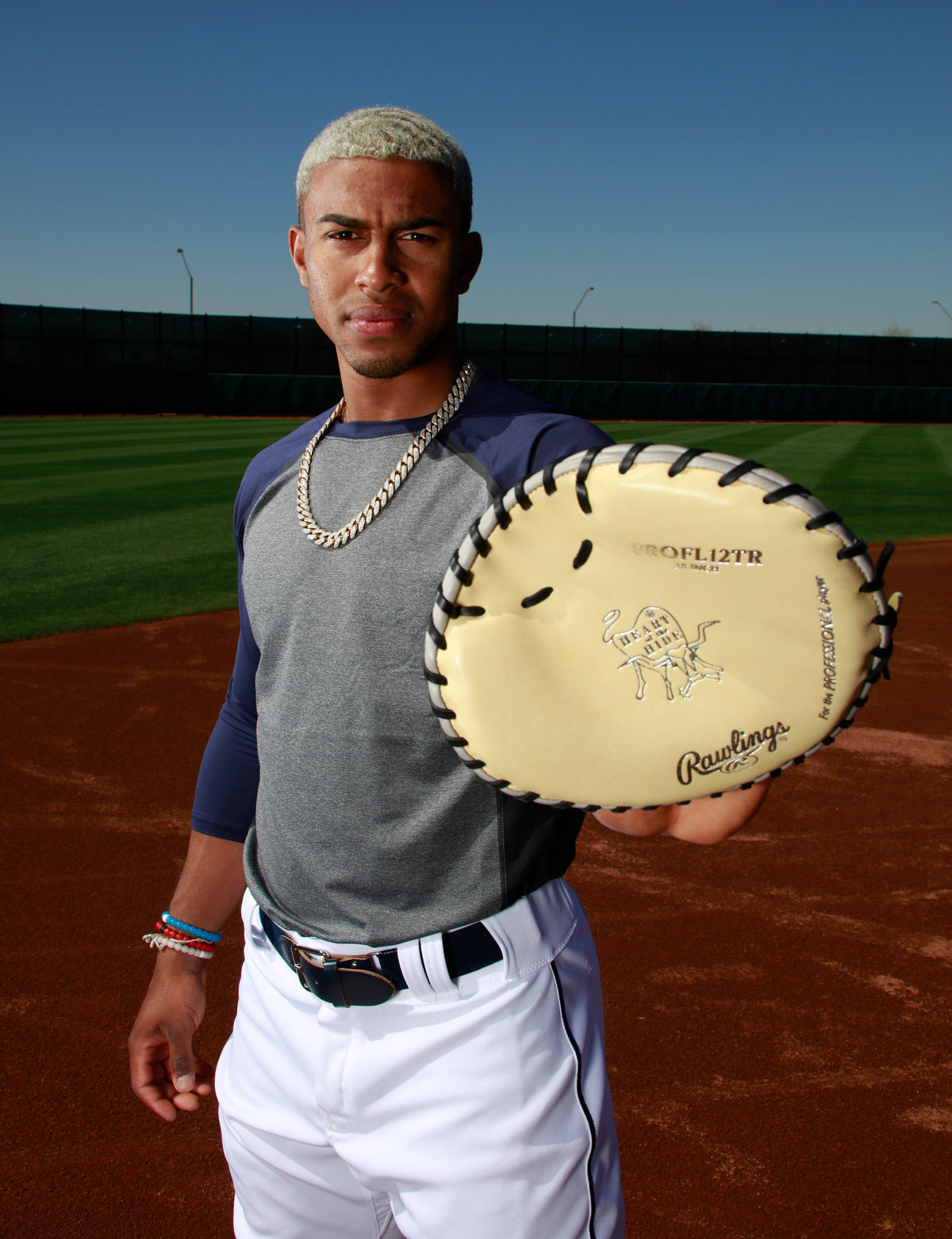Rawlings Heart of the Hide Francisco Lindor Model PROFL12TR 28" Training Fielder's Glove