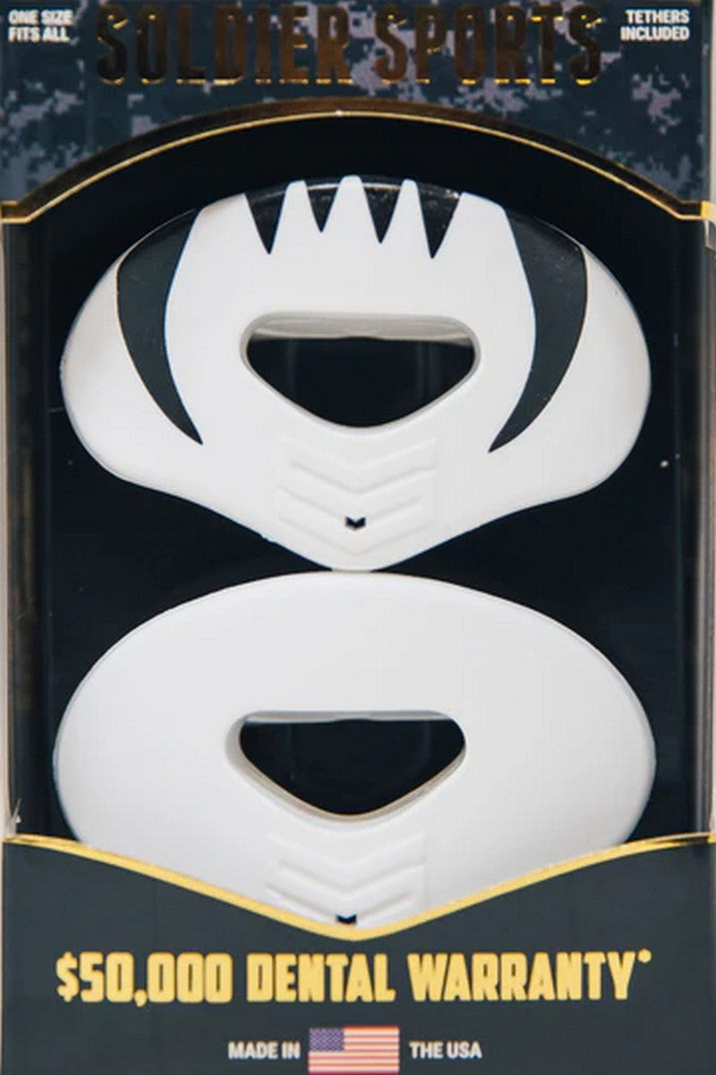 Soldier White Beast Football Lip Protector