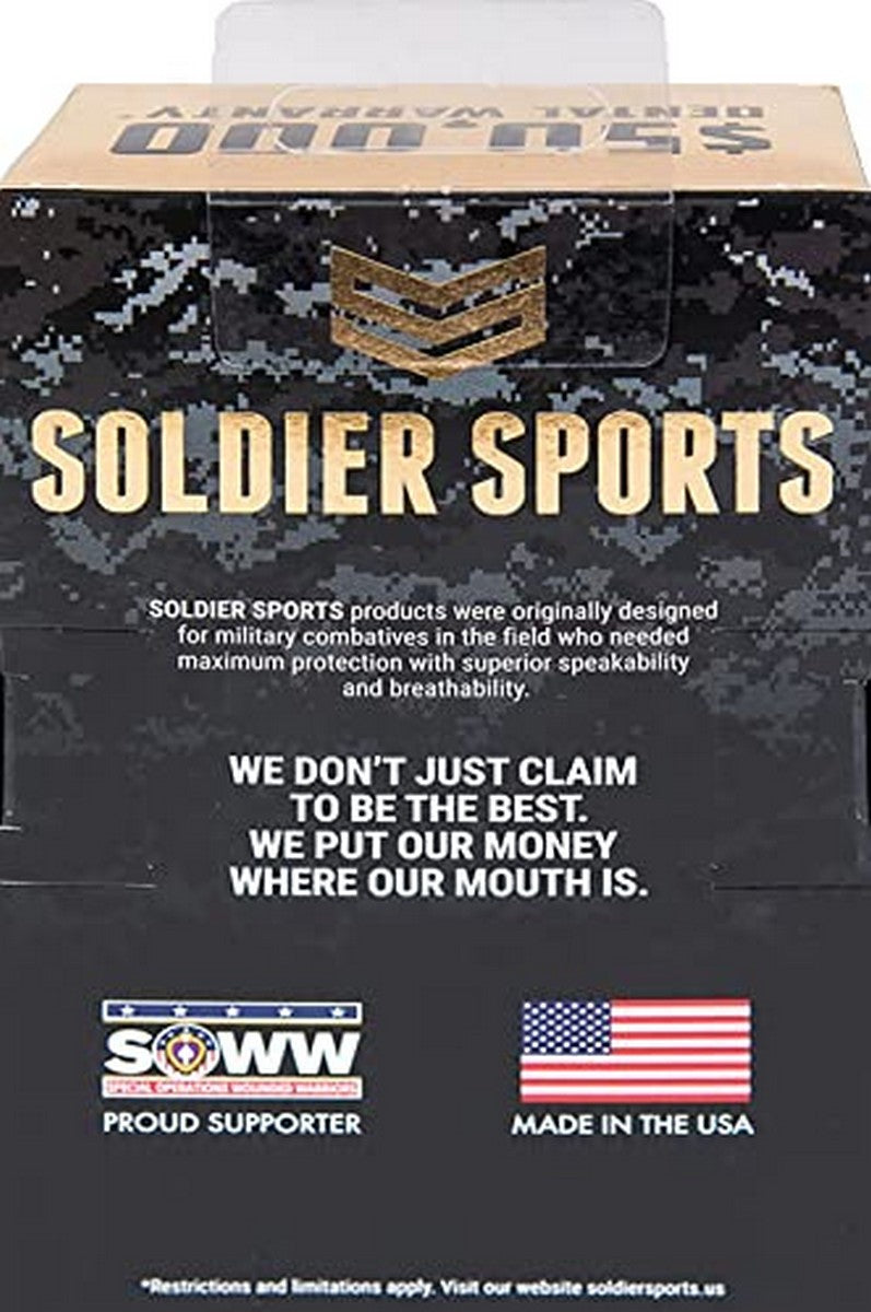 Soldier American Blackout Beast Football Lip Protector