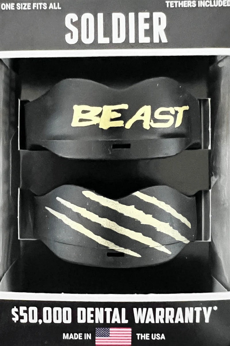 Soldier Gold Beast Football Mouthguard