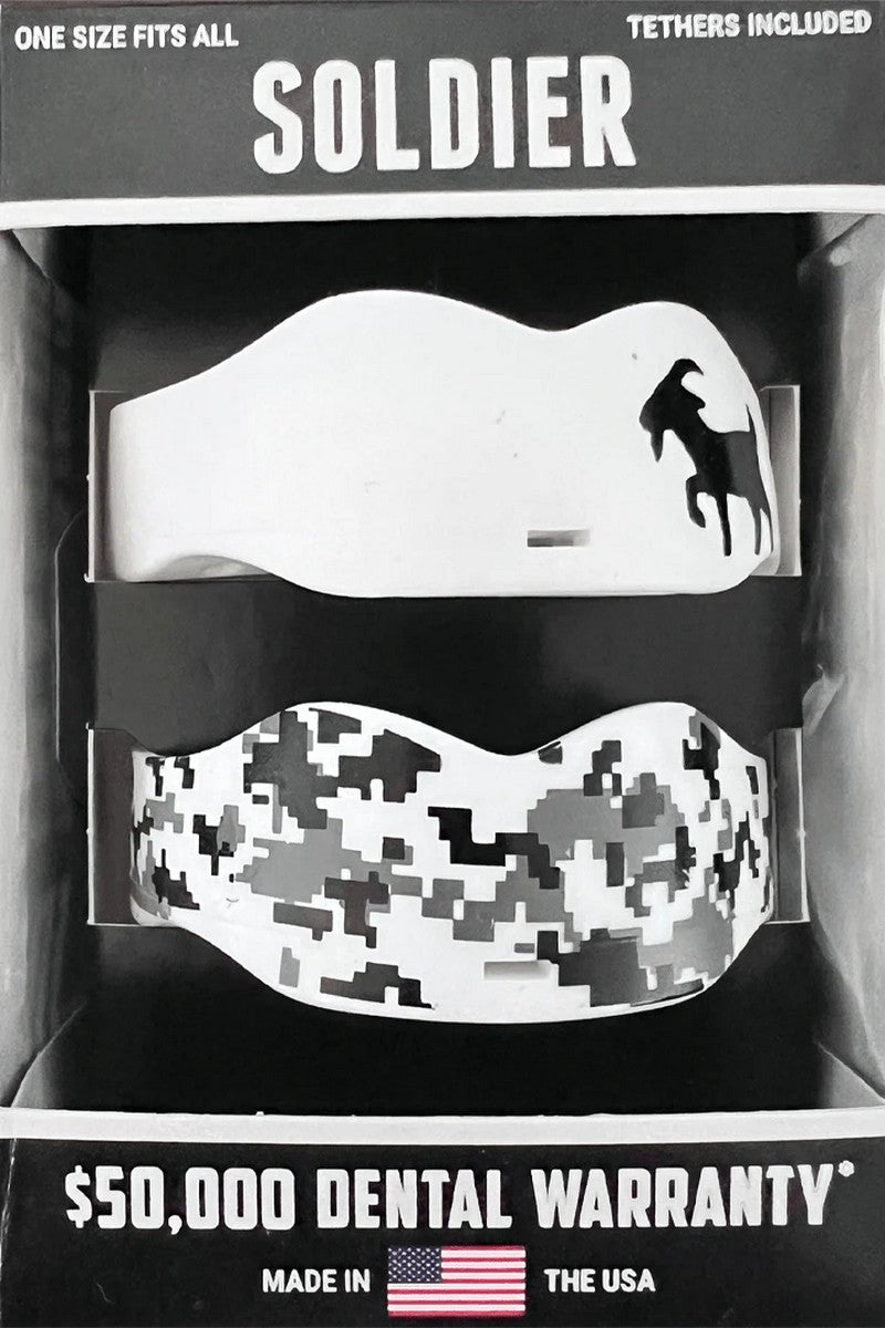 Soldier Goat Camo Football Mouthguard