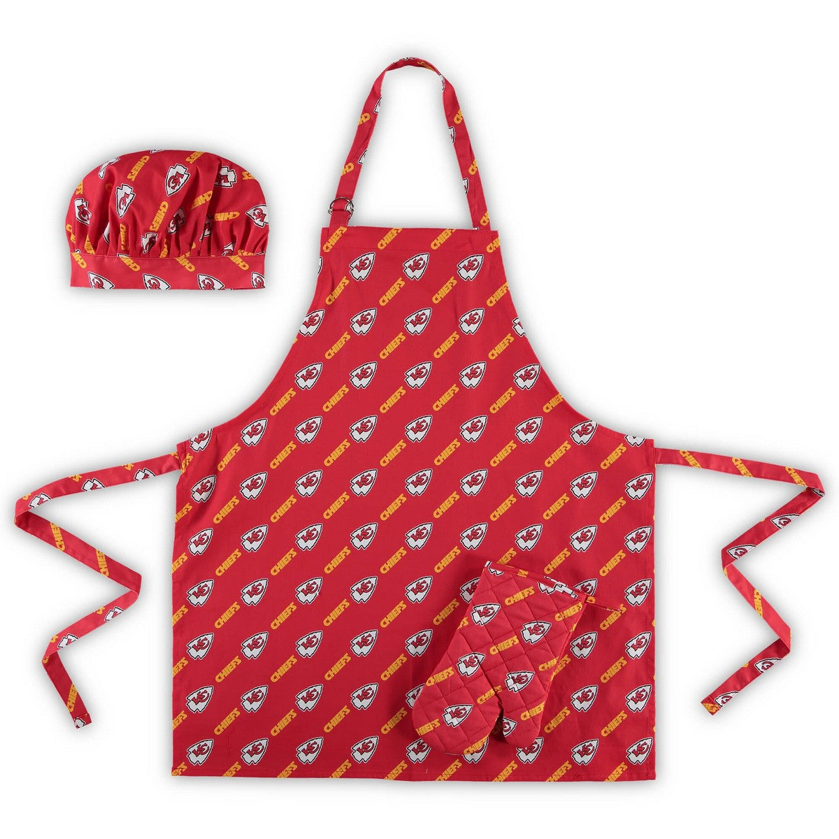 Northwest NFL 3 Piece Set - Apron Oven Mitt and Hat