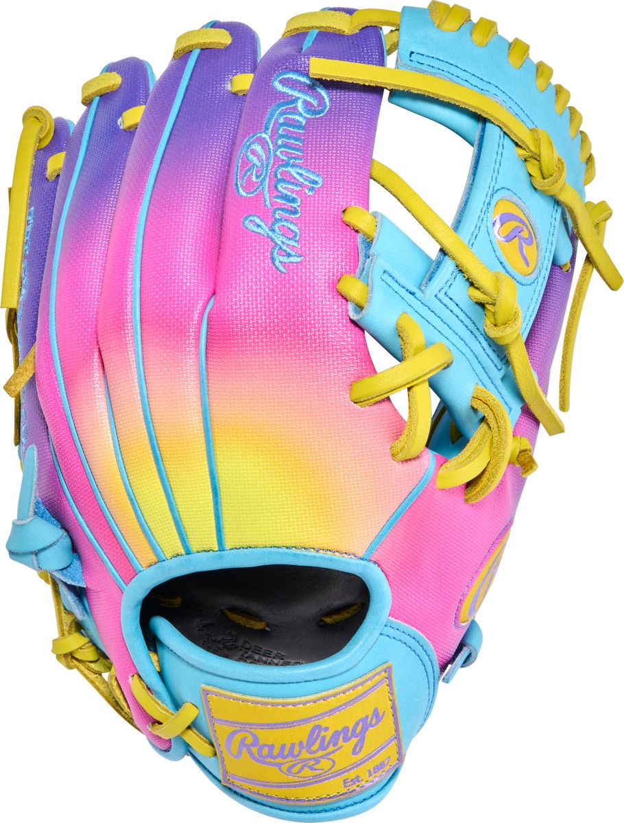 Rawlings Heart of the Hide Funburst 2.0 PROR204U-2CBY Model 11.5" Contour Fit Baseball Infield Glove