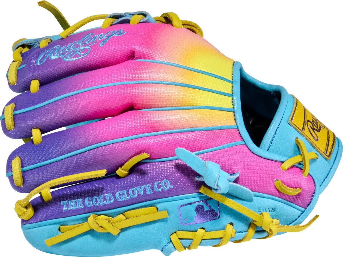 Rawlings Heart of the Hide Funburst 2.0 PROR204U-2CBY Model 11.5" Contour Fit Baseball Infield Glove