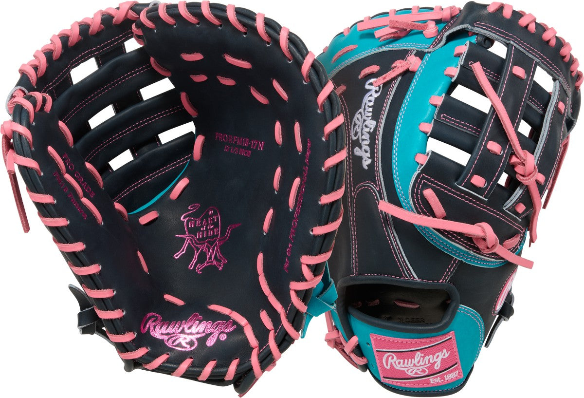 Rawlings Heart of the Hide PRORFM18-17N Pattern 12.5" Baseball 1st Base Mitt