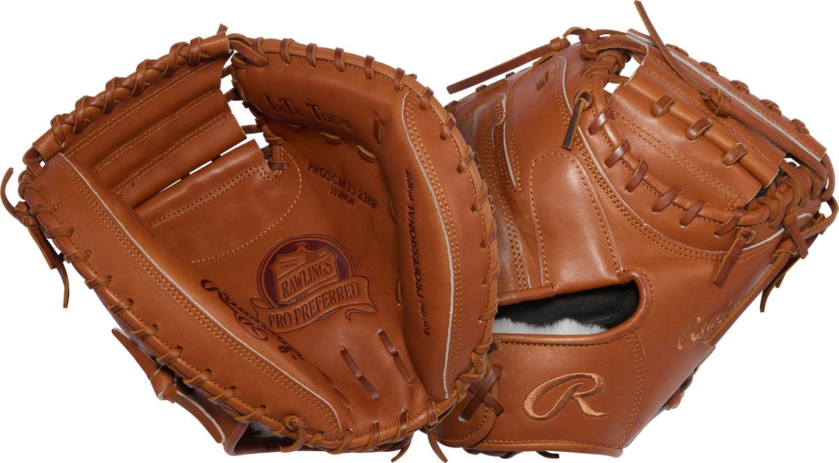 Rawlings Pro Preferred PROSCM33-12BR Pattern 33" Baseball Catcher's Mitt