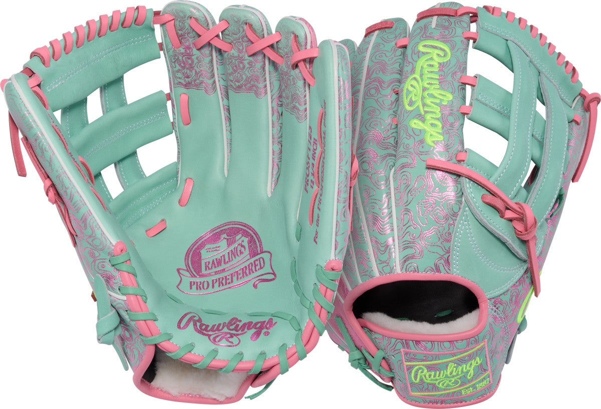 Rawlings Pro Preferred Fernando Tatis Jr. Gameday Pattern 12.75" Baseball Outfield Glove