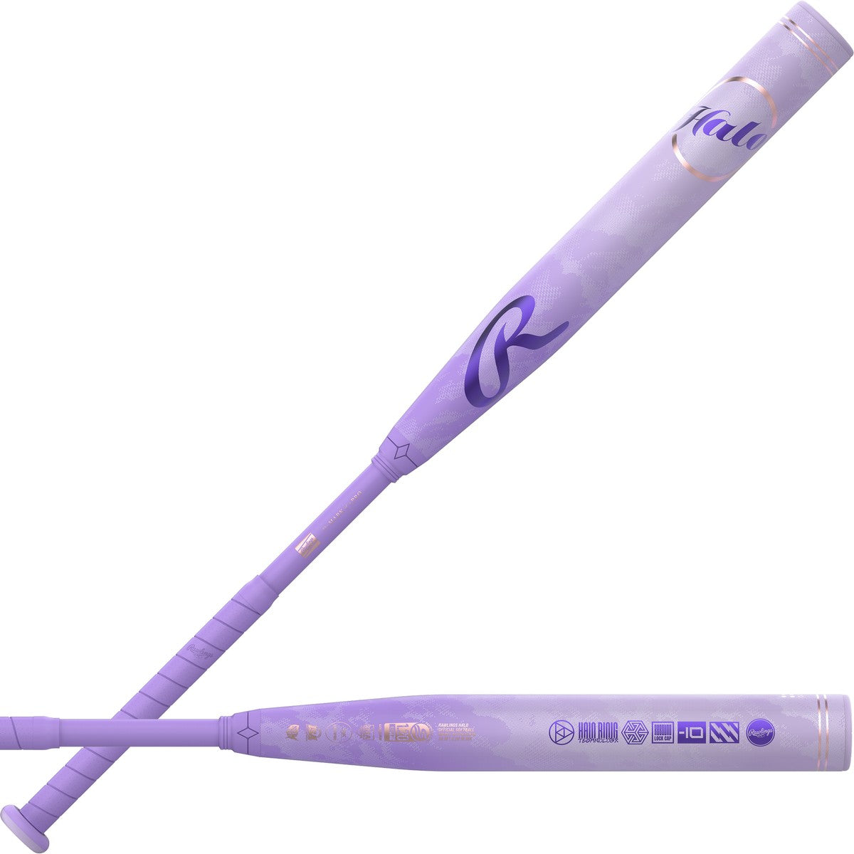 Rawlings 2027 Halo 2-Piece Gapped Barrel Wall Design -9 Fastpitch Bat