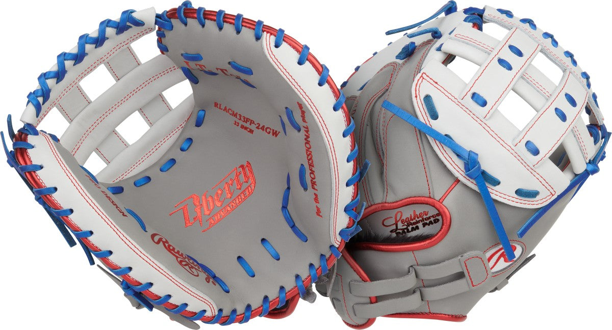Rawlings Liberty Advanced Series RLACM33FP-24GW Model 33" Fastpitch Softball Catcher's Mitt