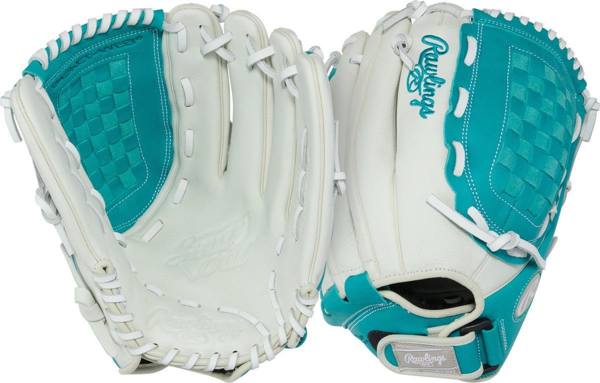 Rawlings Shut Out Series RSO125W Model 12.5" Youth Fastpitch Softball Glove