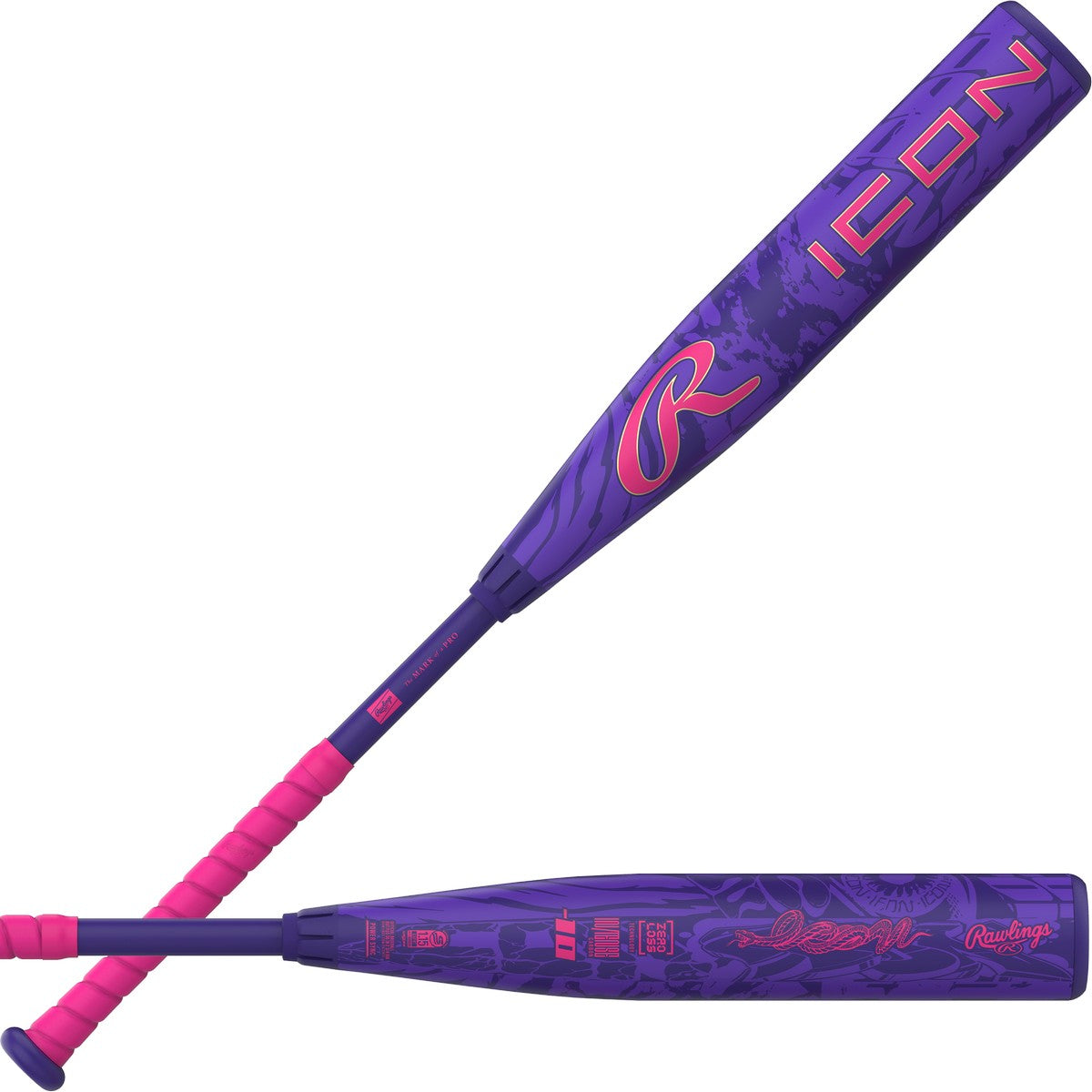 Rawlings 2027 Icon 2-Piece Composite -10 USSSA Baseball Bat