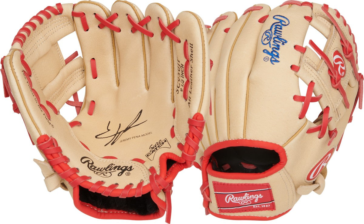 Rawlings Sure Catch Jeremy Pena Signature SC950JP 9.5" Youth Infield Baseball Glove
