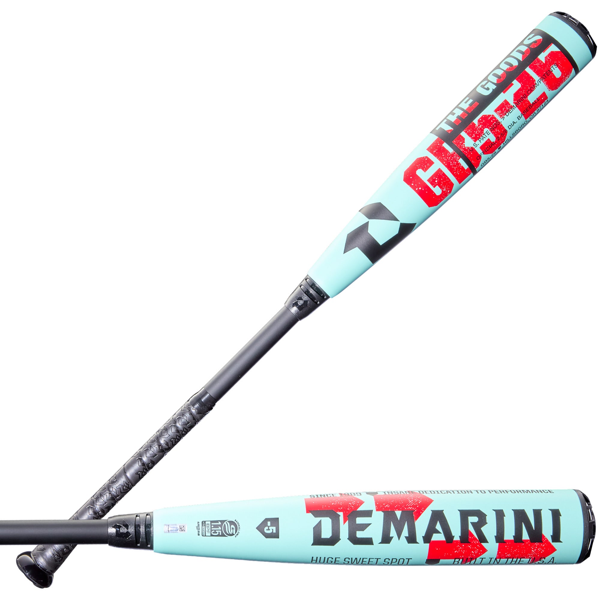 DeMarini 2026 The Goods 2-Piece Hybrid 2-5/8" Barrel -5 USSSA Baseball Bat