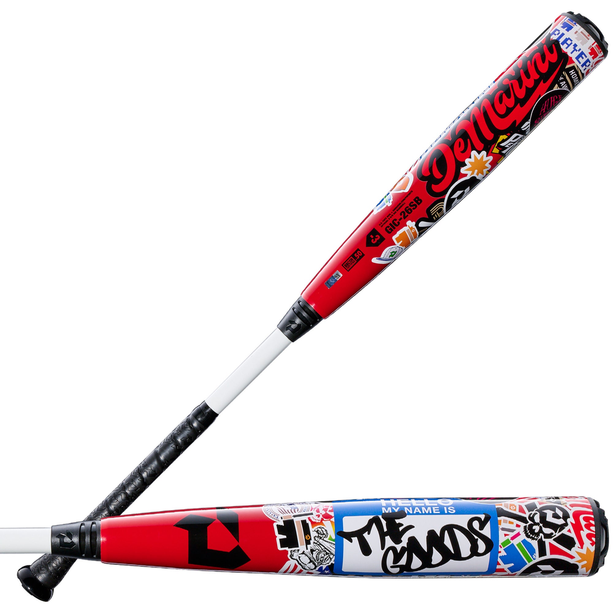 DeMarini 2026 The Goods Limited Edition Sticker Bomb 2-Piece -3 BBCOR Baseball Bat