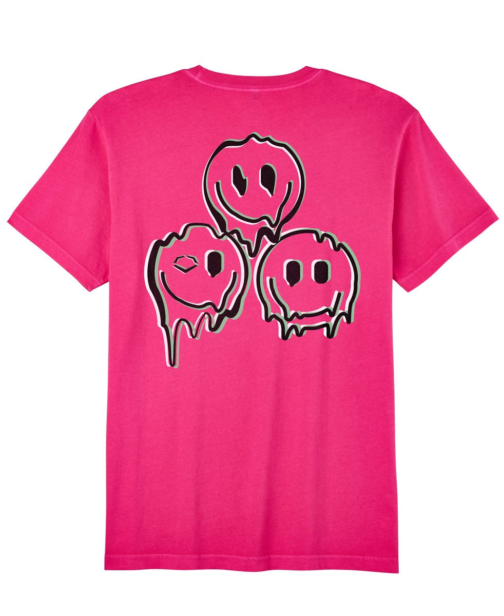 EvoShield Youth Happy Melt Pink Graphic Cotton Tee