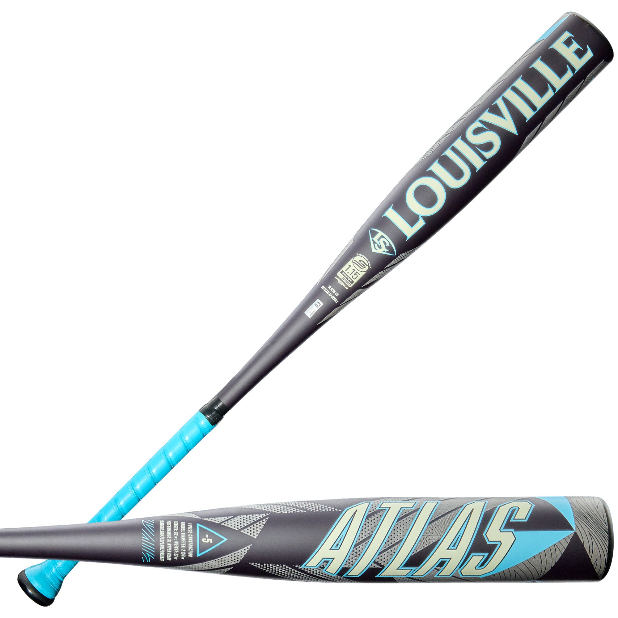 Louisville Slugger 2026 Atlas 1-Piece Alloy 2-3/4" Barrel -5 USSSA Baseball Bat