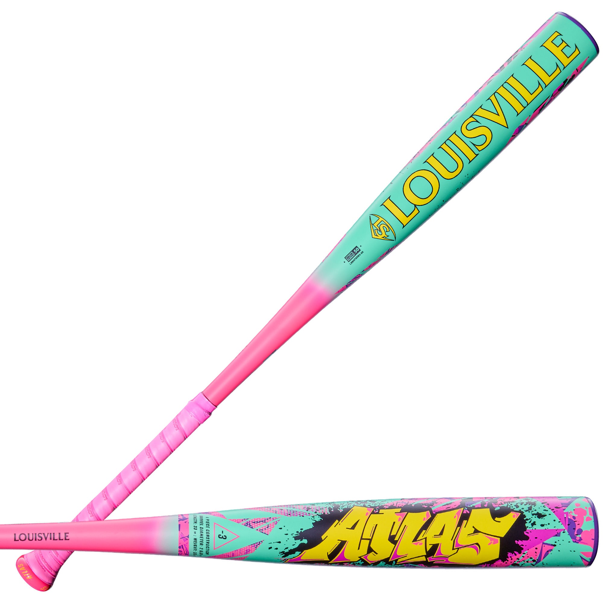 Louisville Slugger 2026 Atlas Limited Edition Wildstyle 1-Piece -3 BBC