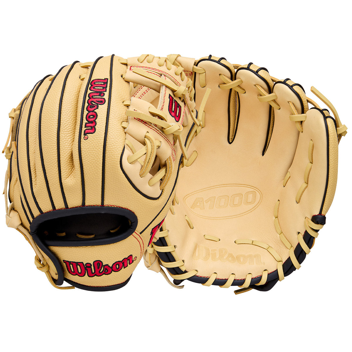 Wilson A1000 PF11 Pedroia Fit 11" Baseball Infield Glove with SuperSkin