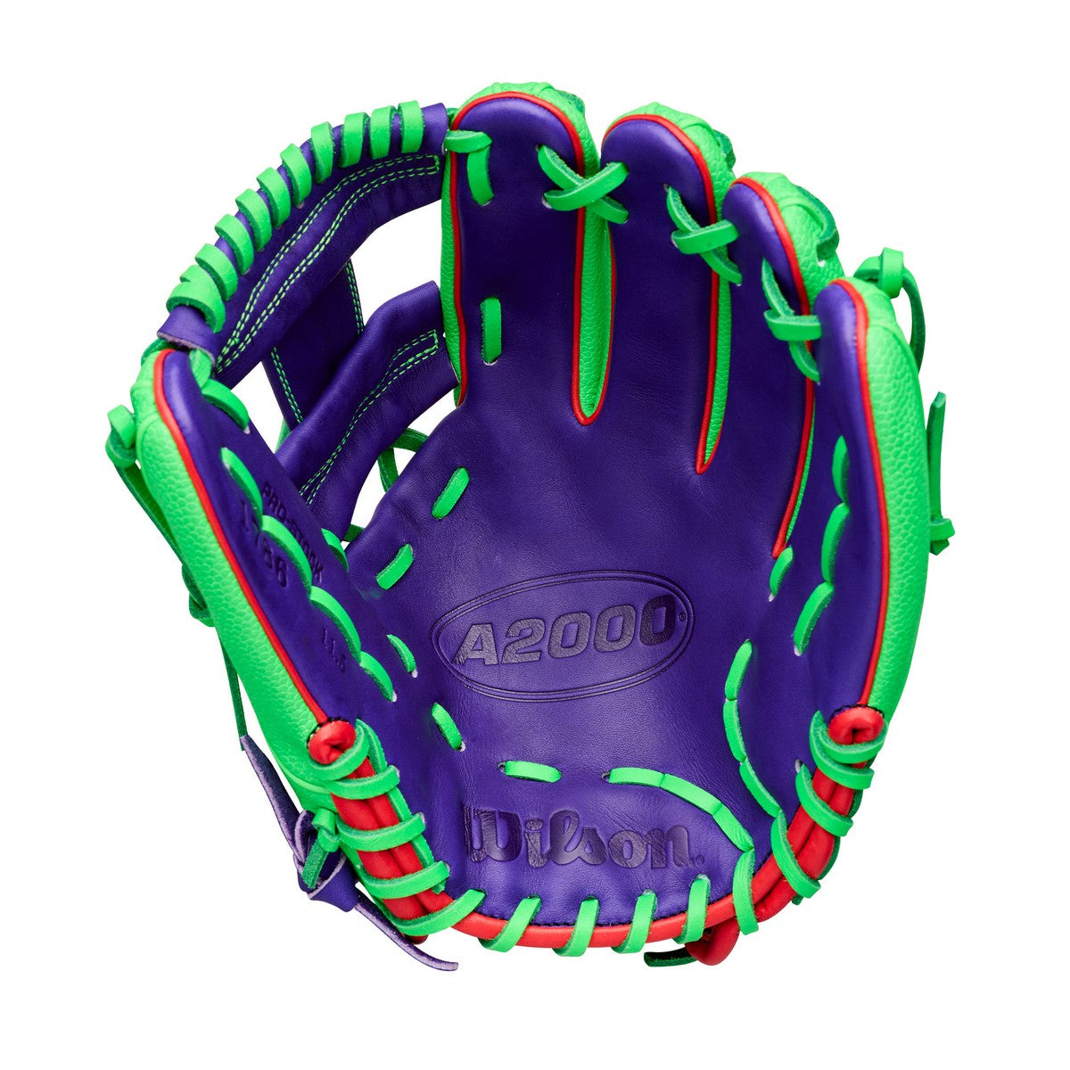 Wilson Limited Edition Big League Chew Swingin' Sour Apple 1786 A2000 11.5" Baseball Glove