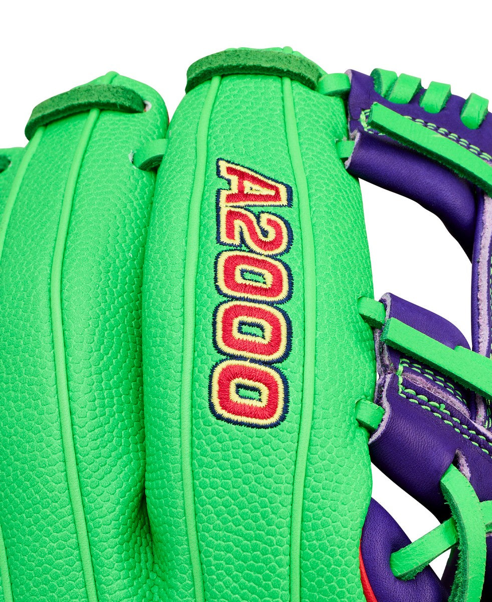 Wilson Limited Edition Big League Chew Swingin' Sour Apple 1786 A2000 11.5" Baseball Glove