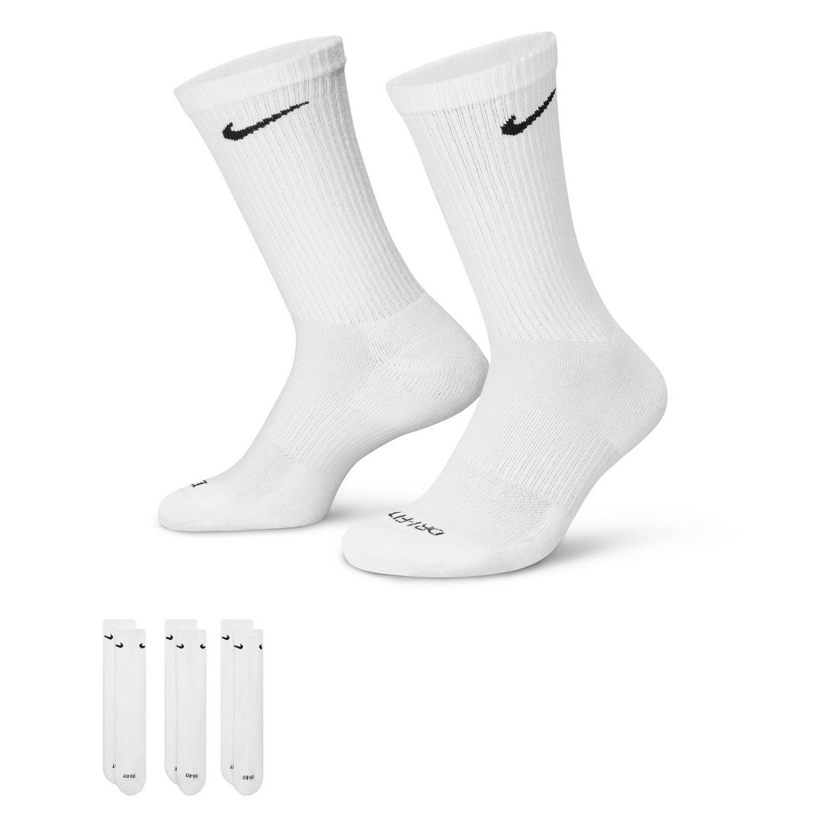 Nike Everyday Plus Cushioned Training Crew Socks (3 Pair)