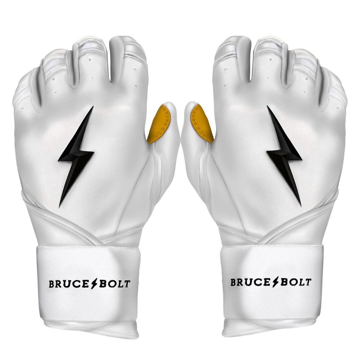 Bruce Bolt Adult Premium Pro Long Cuff Pair of Batting Gloves