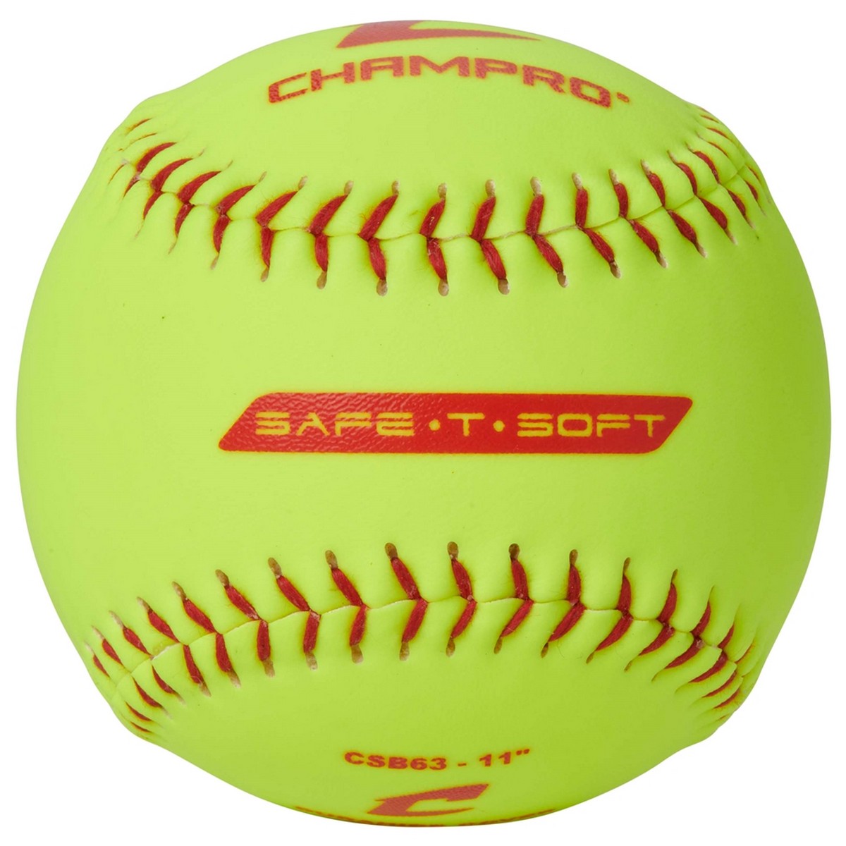 Champro 11" Safe-T-Soft Yellow Cover Softball (Dozen)