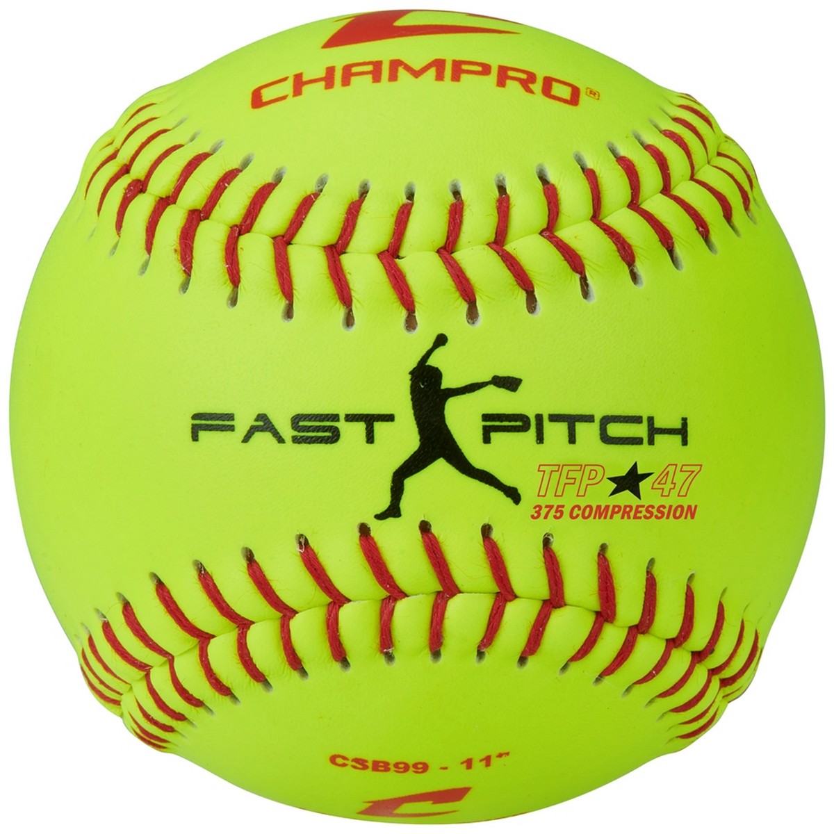 Champro 11" Leather Blemished Fastpitch Softballs