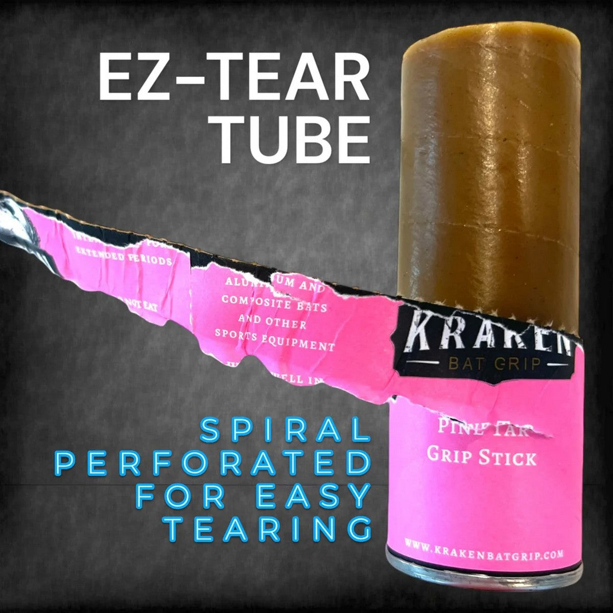Kraken Traditional Pink Paper Tube Pine Tar Grip Stick
