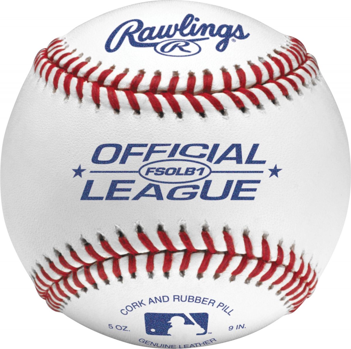 Rawlings FSOLB1 Flat Seam Official League Baseball Dozen
