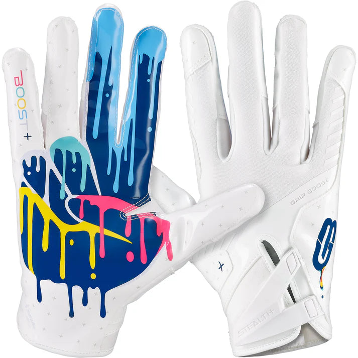 Grip Boost Stealth 6.0 Peace Adult Football Gloves