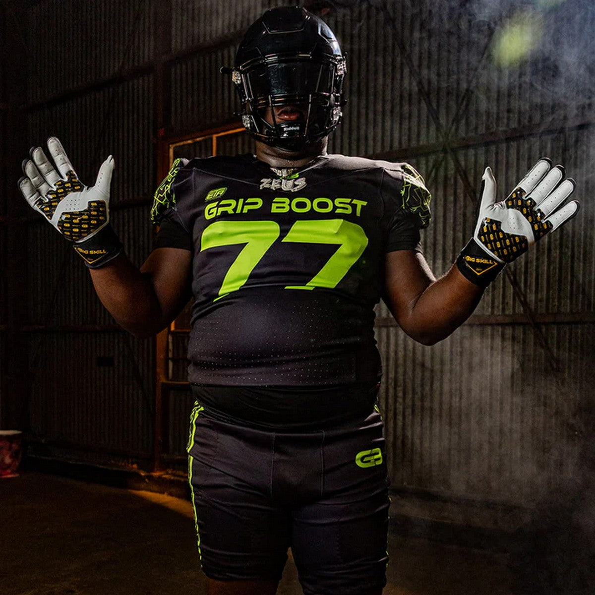 Grip Boost Big Skill 2.0 Adult Lineman Football Gloves