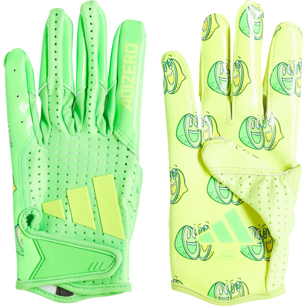 Adidas Adizero 14 Electric Snack Attack Football Receivers Gloves