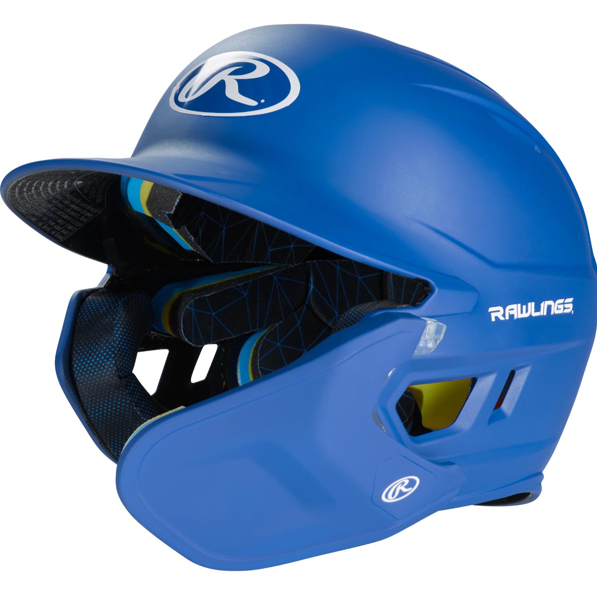 Rawlings Junior One Tone MACH Adjust Left Hand Batter Helmet with Adjustable Faceguard One
