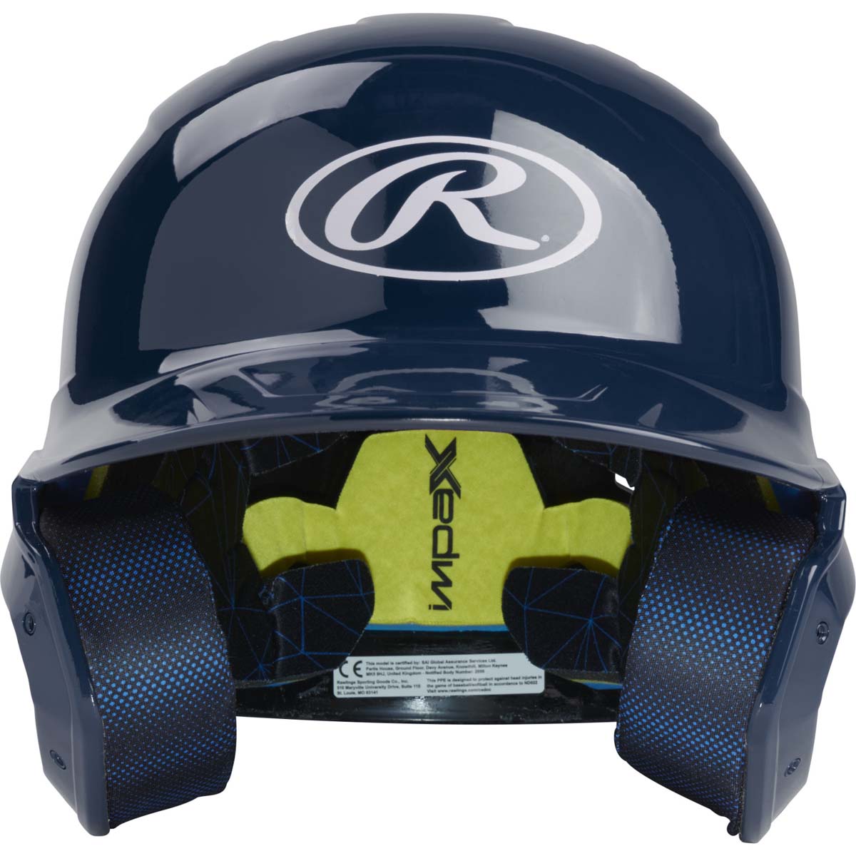 Rawlings MACH Senior Gloss Baseball Batting Helmet