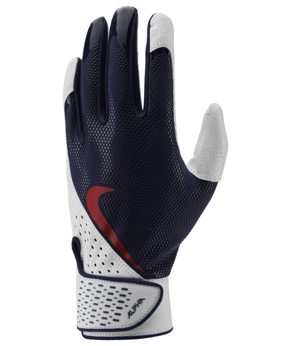 Nike Alpha Adult Baseball Batting Gloves Pair