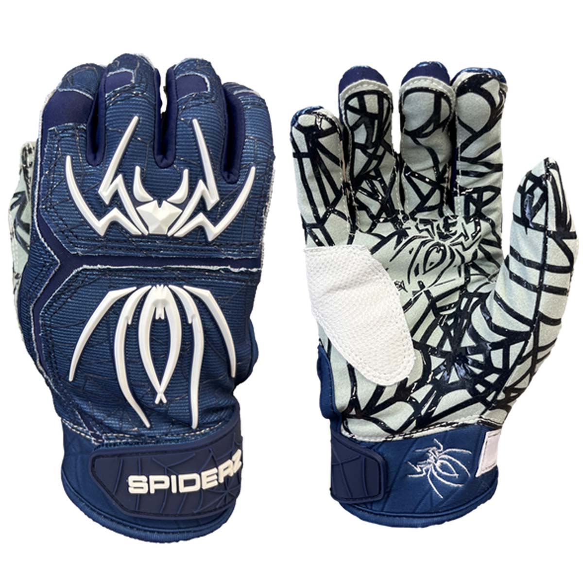Spiderz 2022 Hybrid Series Mens Baseball Batting Gloves (Pair)