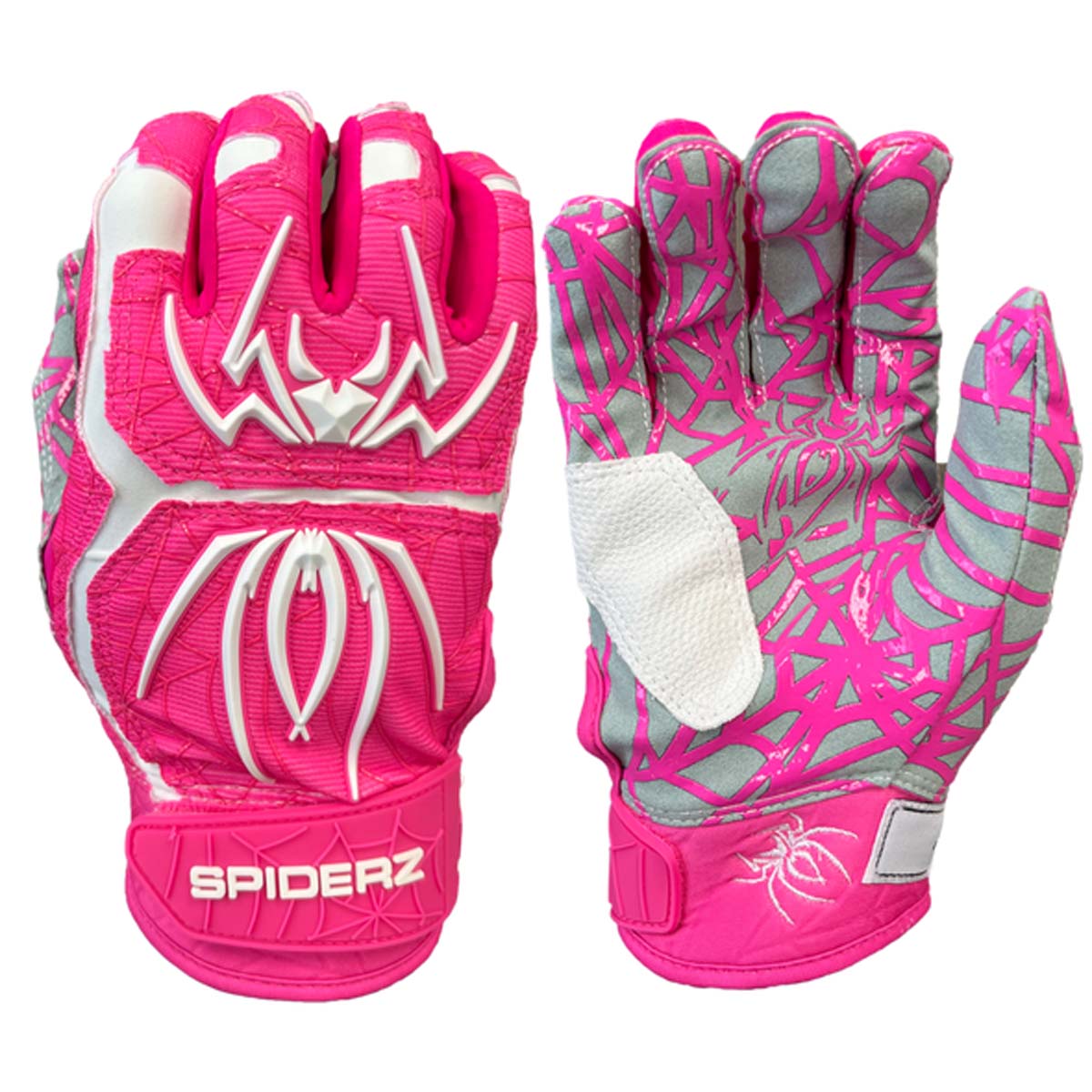 Spiderz 2022 Hybrid Series Mens Baseball Batting Gloves (Pair)
