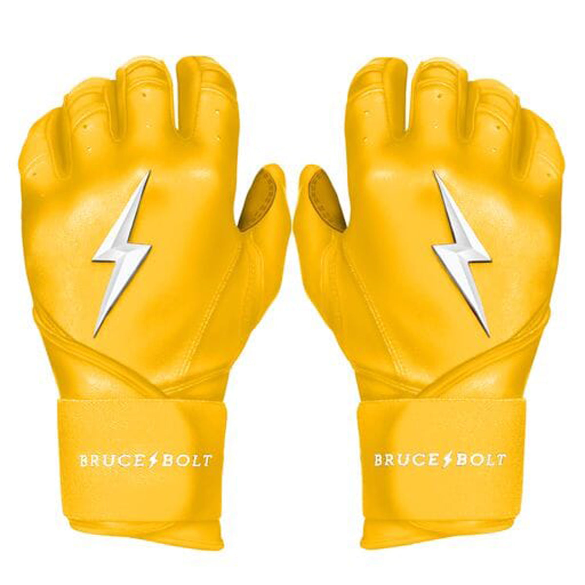 Bruce Bolt Adult Premium Pro Long Cuff Pair of Batting Gloves