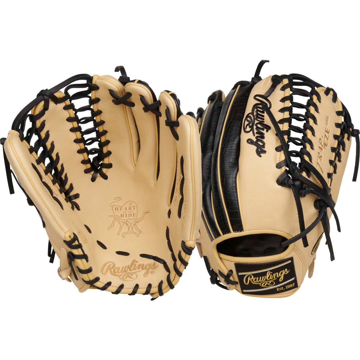 Rawlings Heart of the Hide Series RPROR3039-22CB 12.75" Baseball Fielders Glove