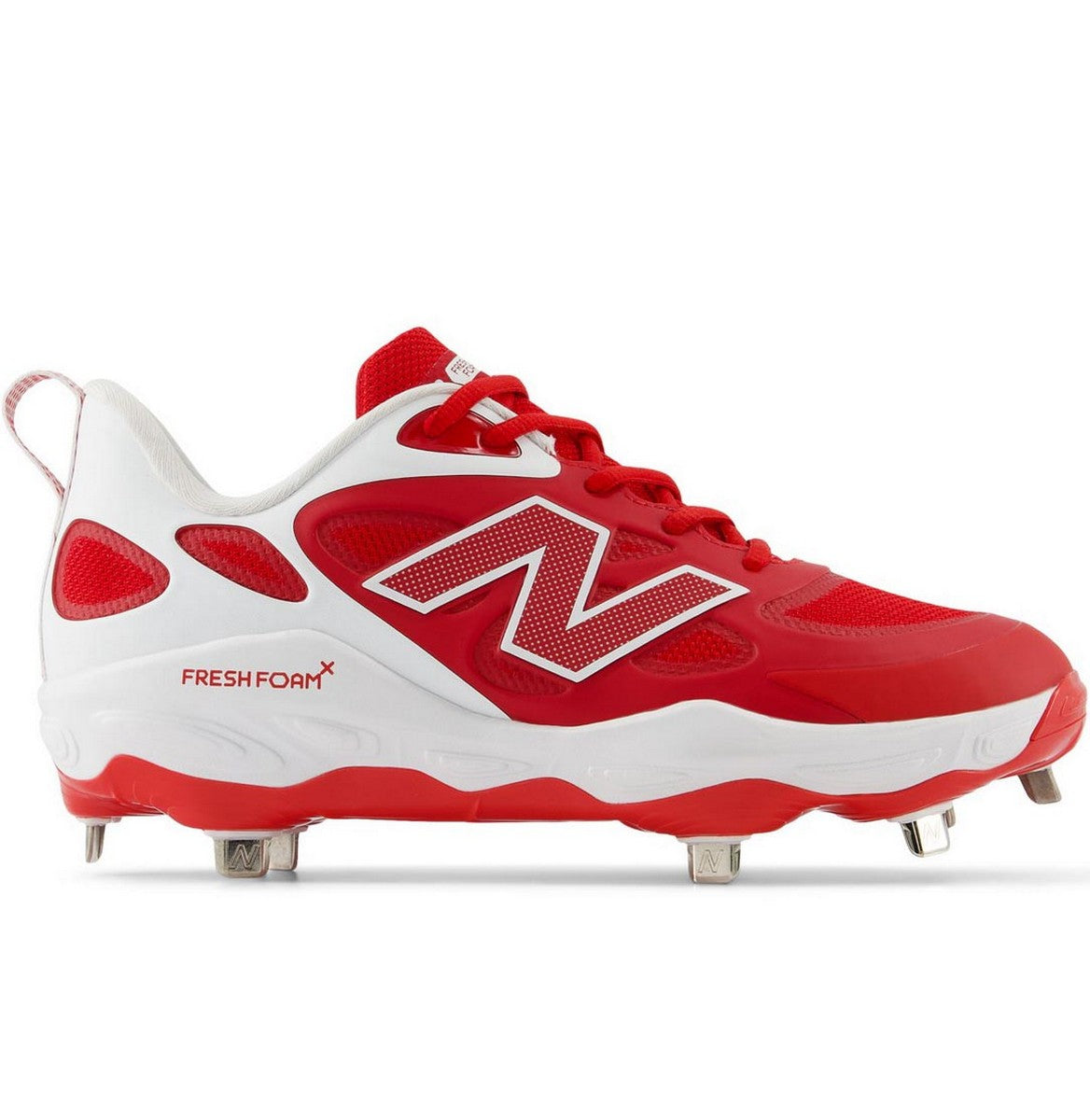 New Balance Fresh Foam レッドスパイク New Balance Womens Fresh Foam VELOv4 Metal Fastpitch Cleats